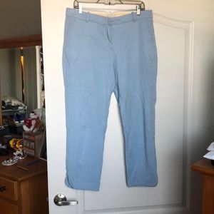 J crew lightly worn ankle work pants